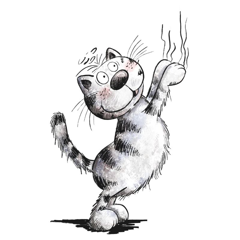 Drôles de griffures de chat