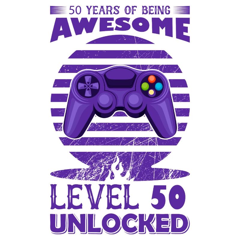 Retro Gaming Controller Motif