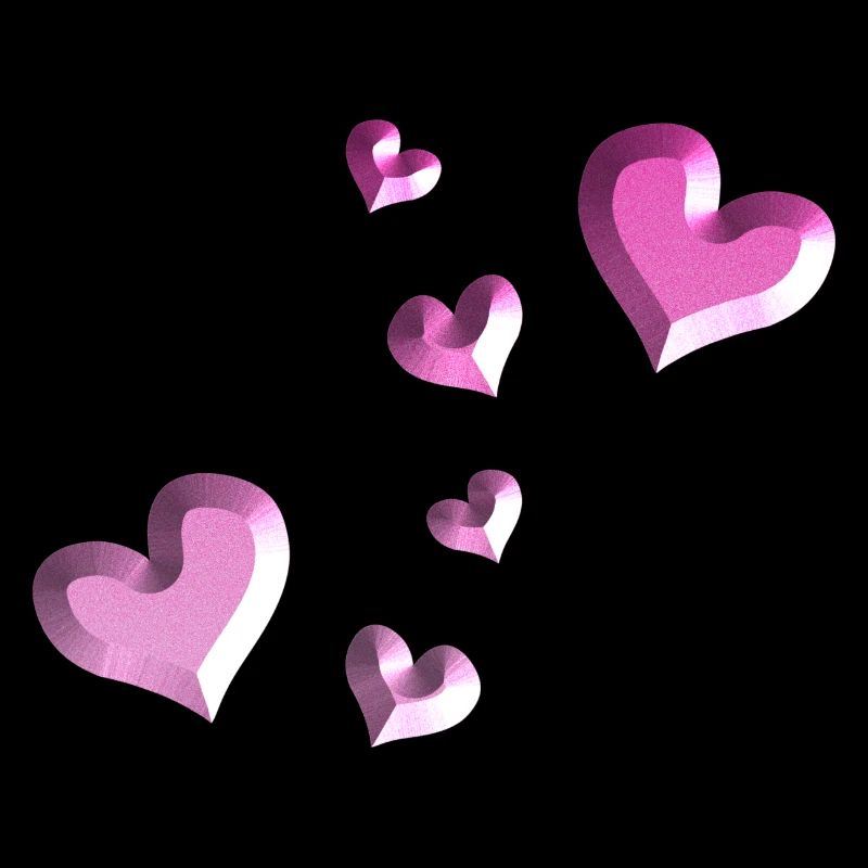 pink heart pattern glitter