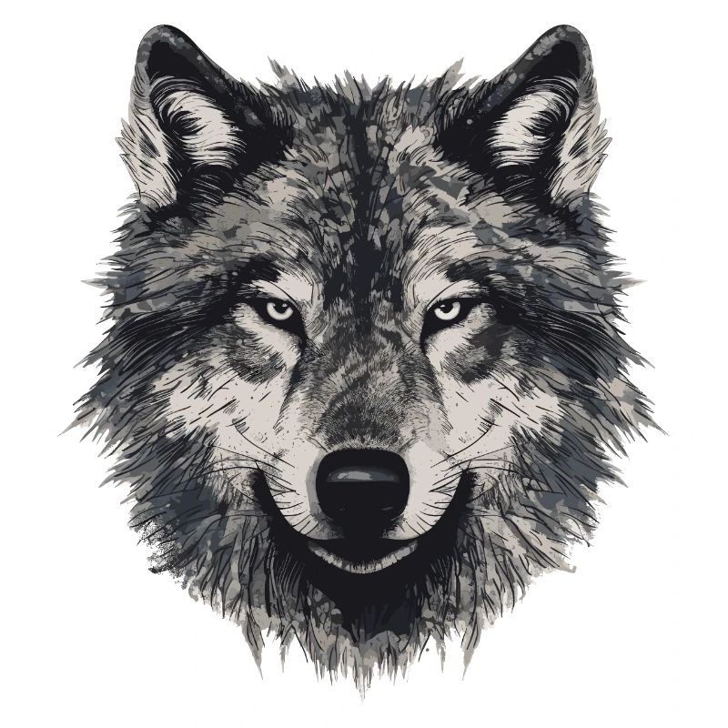 Wolf Wolf Head Scratch Marks Claws Wild