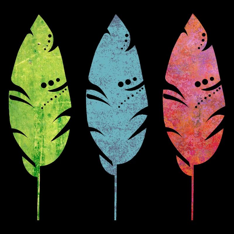 Three tender feathers