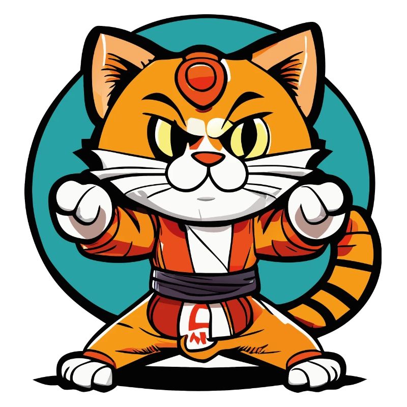 Ninja Katze Karate Kitty