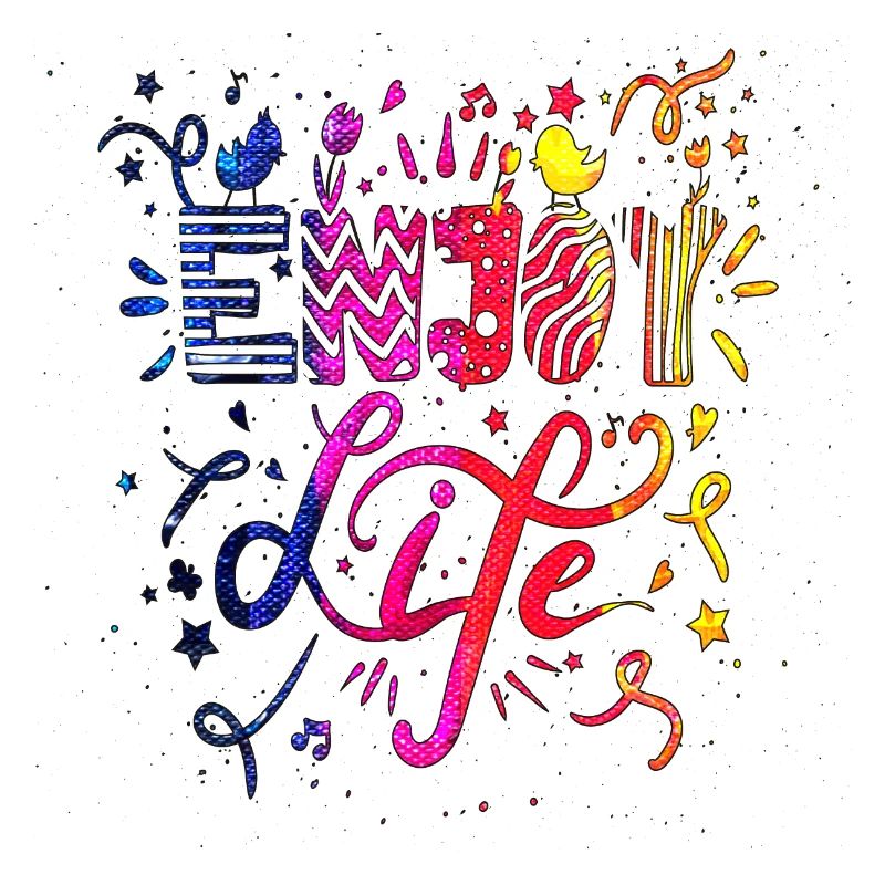 Think outside the box positive thoughts happy