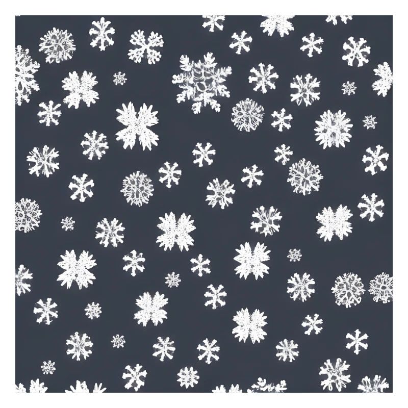 Snowflake pattern on the navy background