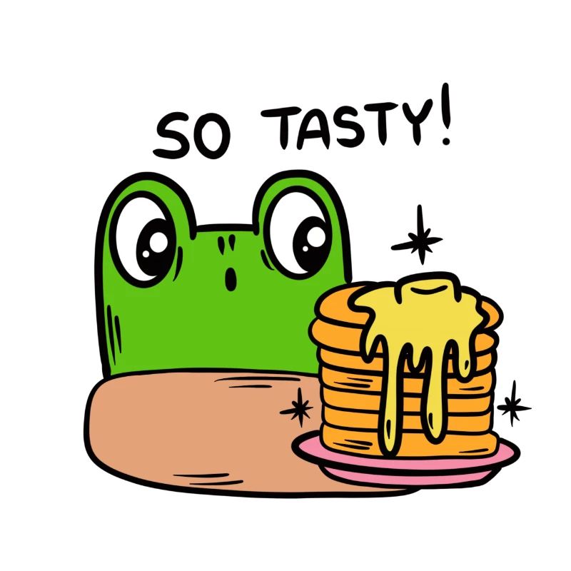 Funny frog, toad