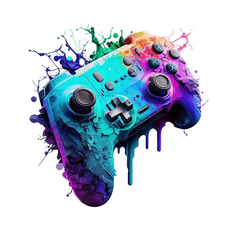 Neon Gaming Controller / Kontroller