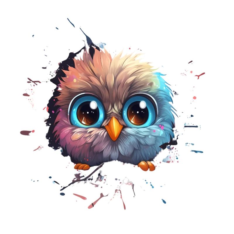 Niedliche Wachsame Eule | Nachtschwärmer Eule