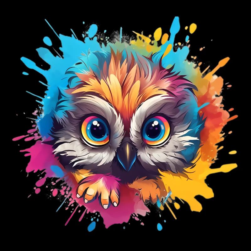 Niedliche Wachsame Eule | Nachtschwärmer Eule