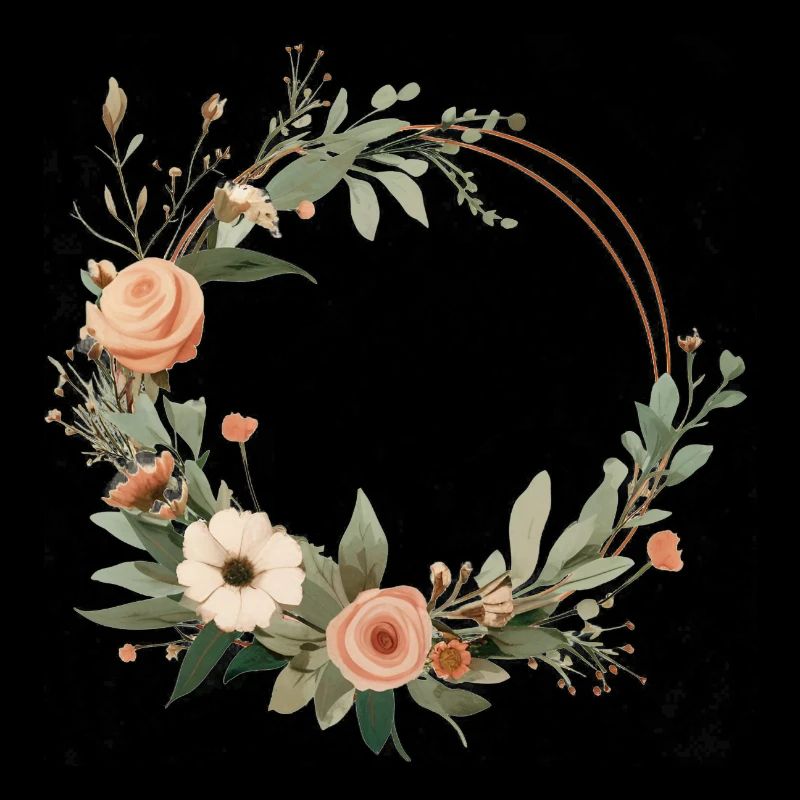 Couronne de fleurs de l’équipe Bride