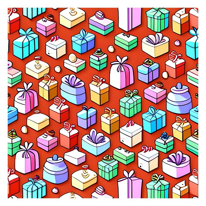 Colorful Presents Pattern