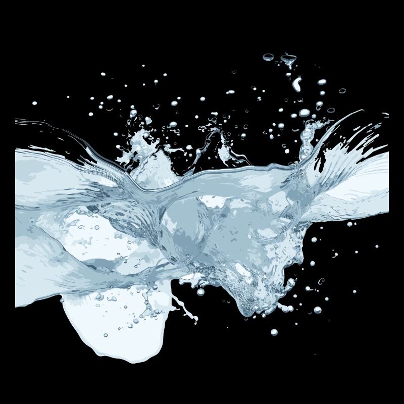 Water splashes!
