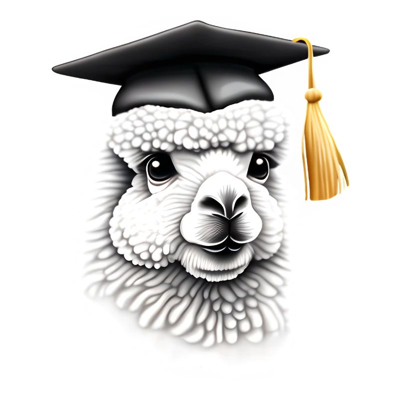 Bachelor Alpaka Schulabschluss Studium Absolvent