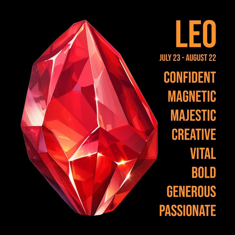 Zodiac Gemstones: Leo, Ruby