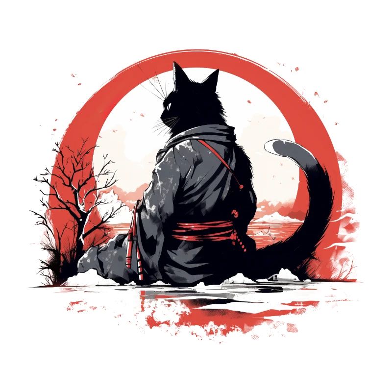 Samurai cat