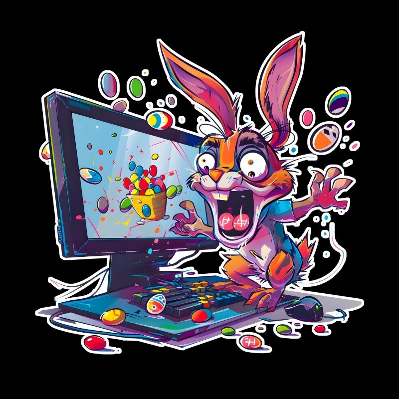 Crazy Easter Bunny