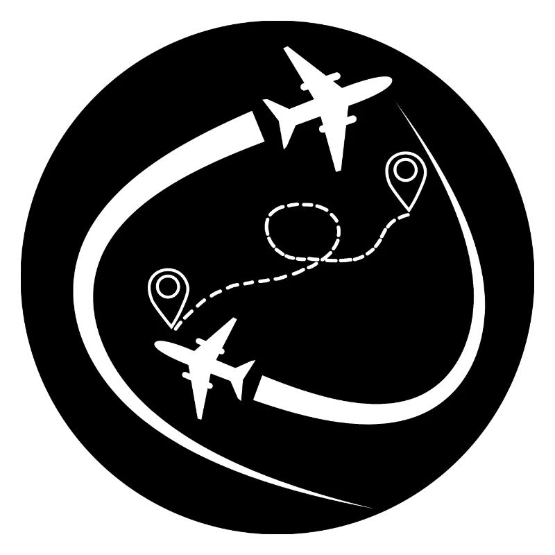 Travelling by plane from point A to point B