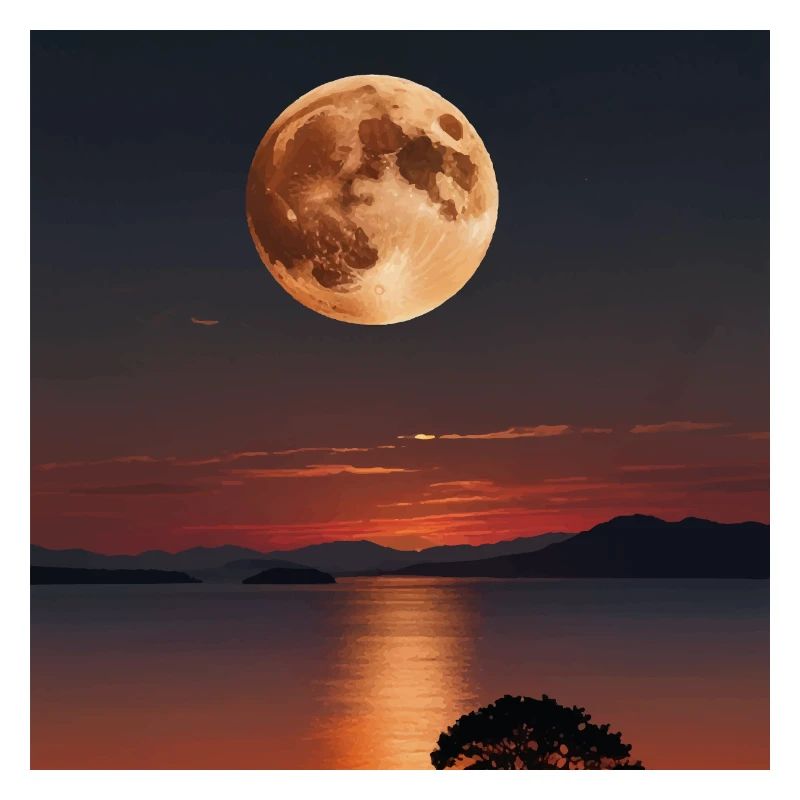 Paysage Coucher De Soleil