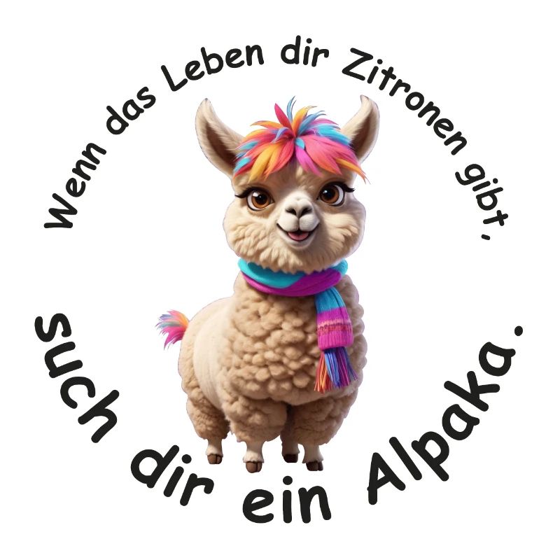 Such dir ein Alpaka
