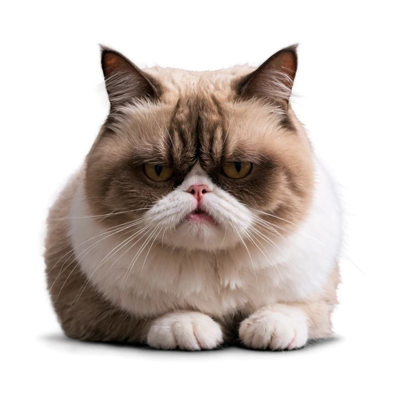 Grumpy Monday Cat, Mürrische Katze, Montagsmuffel