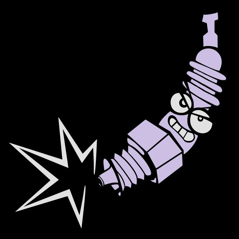 Spark plug with color changing function