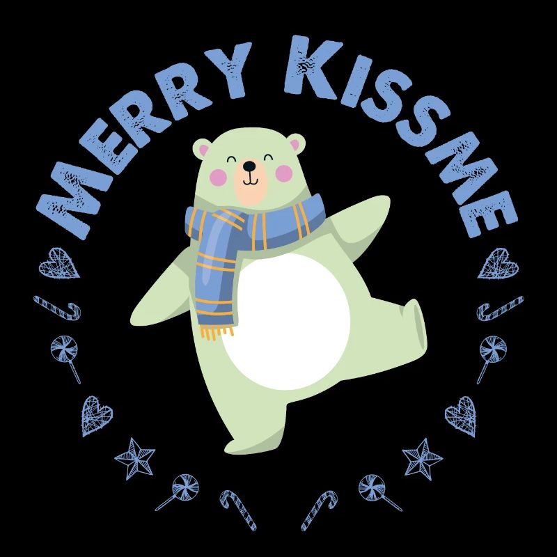 JOYEUX NOËL BLEU BEL OURS