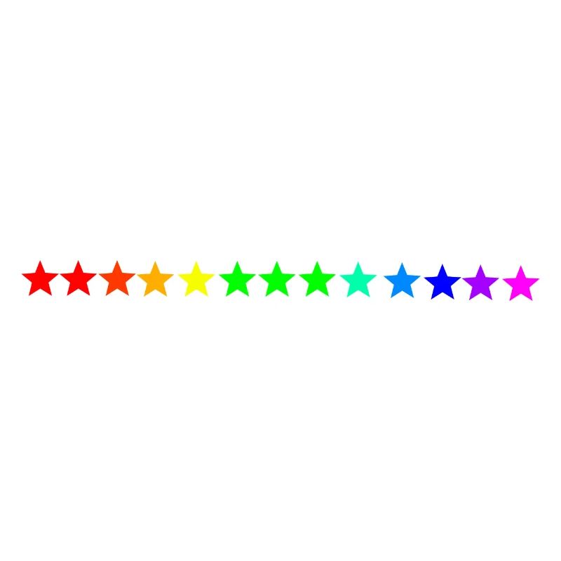 Sterne Regenbogen bunt Geschenkidee