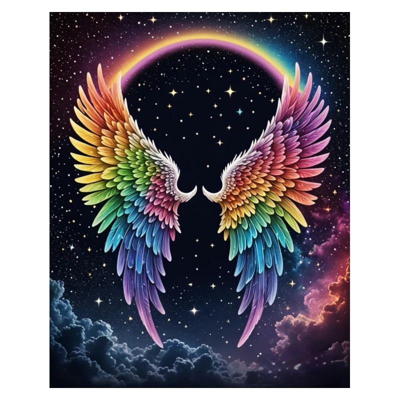 Regenbogenflug im Kosmos