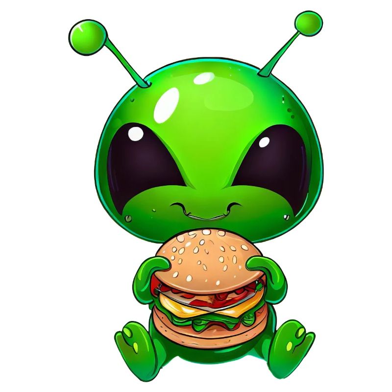 Hungry Alien: Cheeseburger Devourer