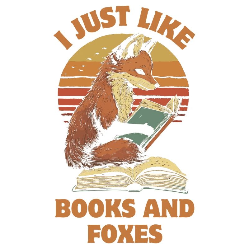Fuchs mit Bücher