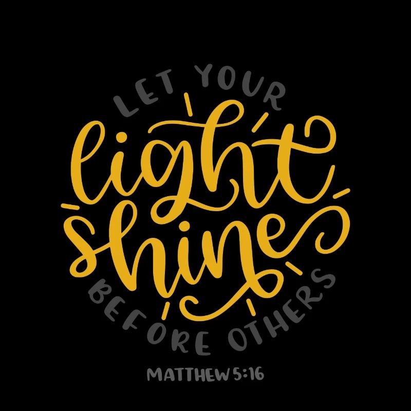 Christian Design Let your light shine before