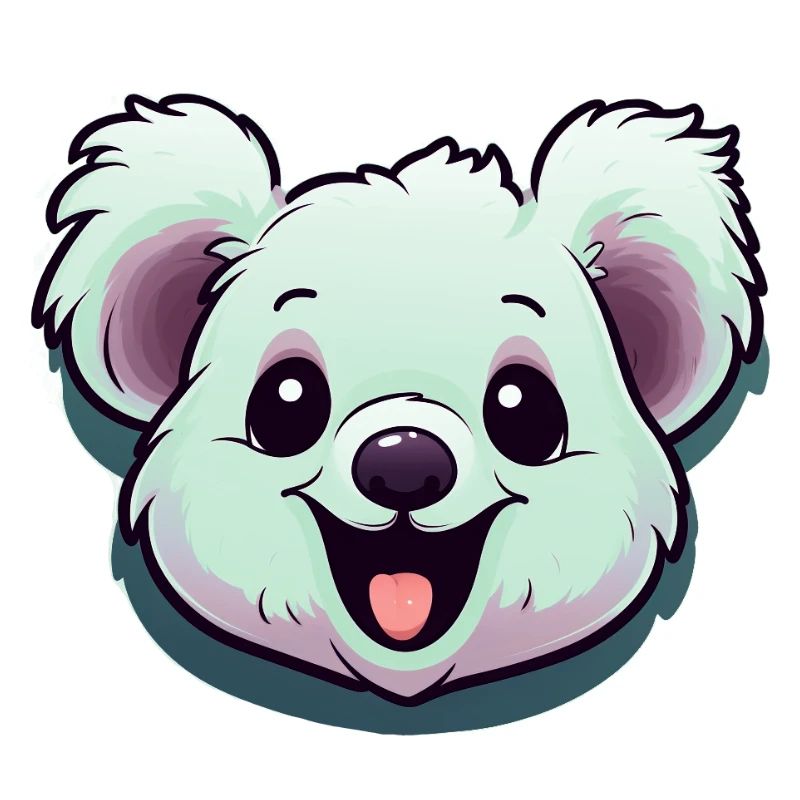 Lachender Koala