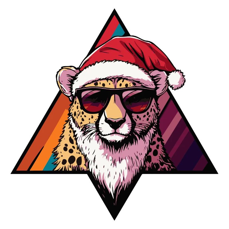Cheetah Christmas Cool