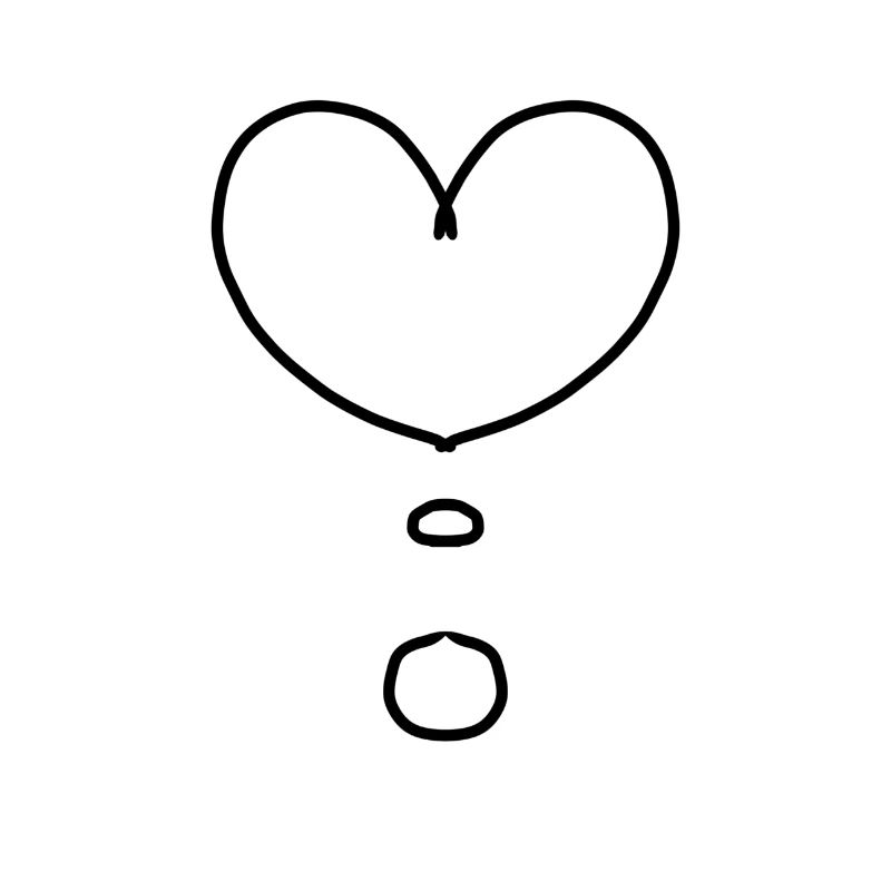 Points de coeur Formes Forme Amour