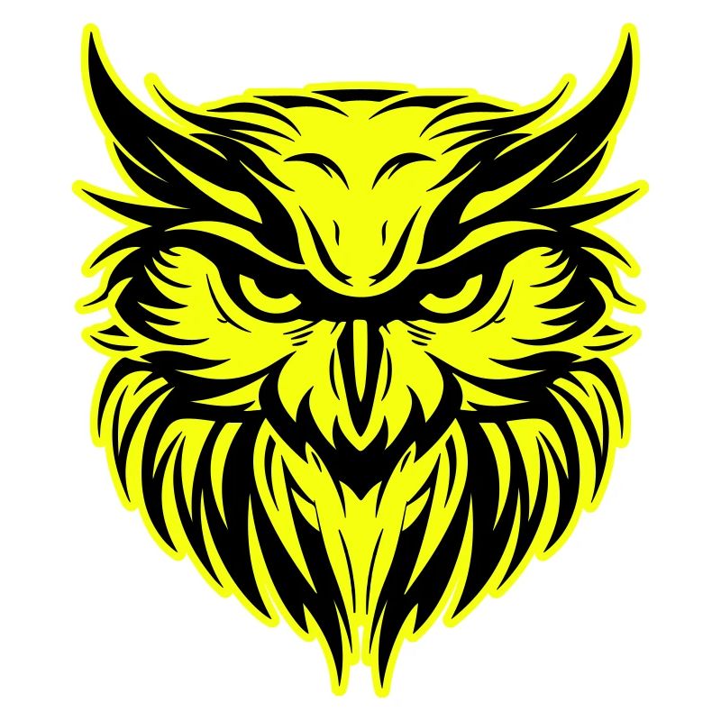 Owl Head Portrait Icon
