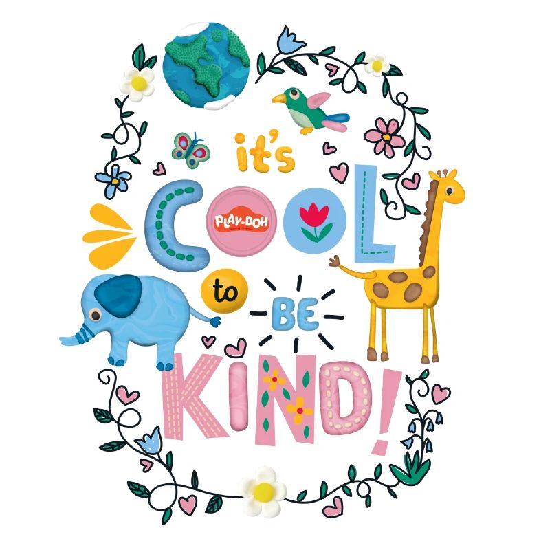 Play-Doh Animals With Slogan It's Cool To Be Kind