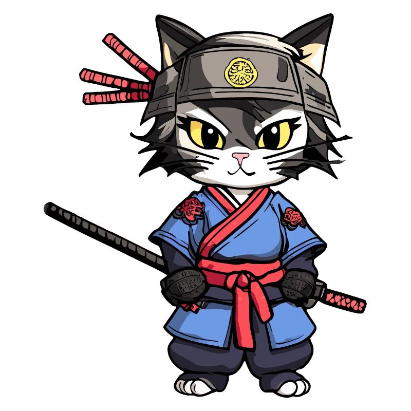 Samurai Cat #24