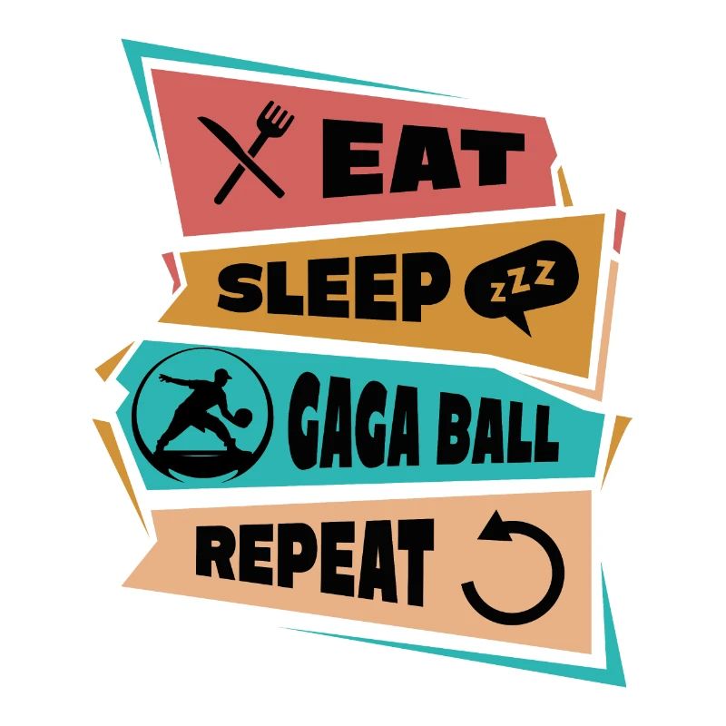Manger Dormir Gagaball Répéter