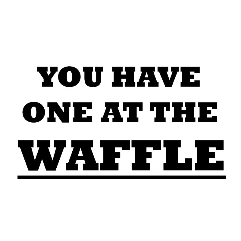 Denglisch Einen an der Waffel haben