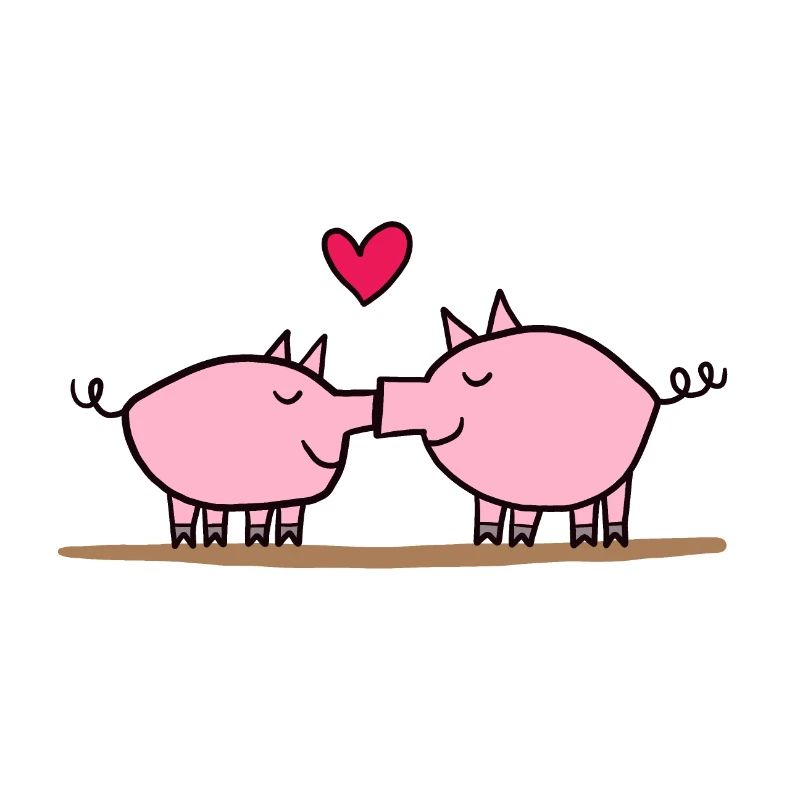 Baiser de cochon, baiser de cochons