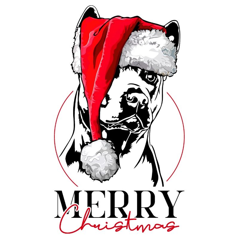 Père Noël thaïlandais Ridgeback joyeux Noël Wilsigns
