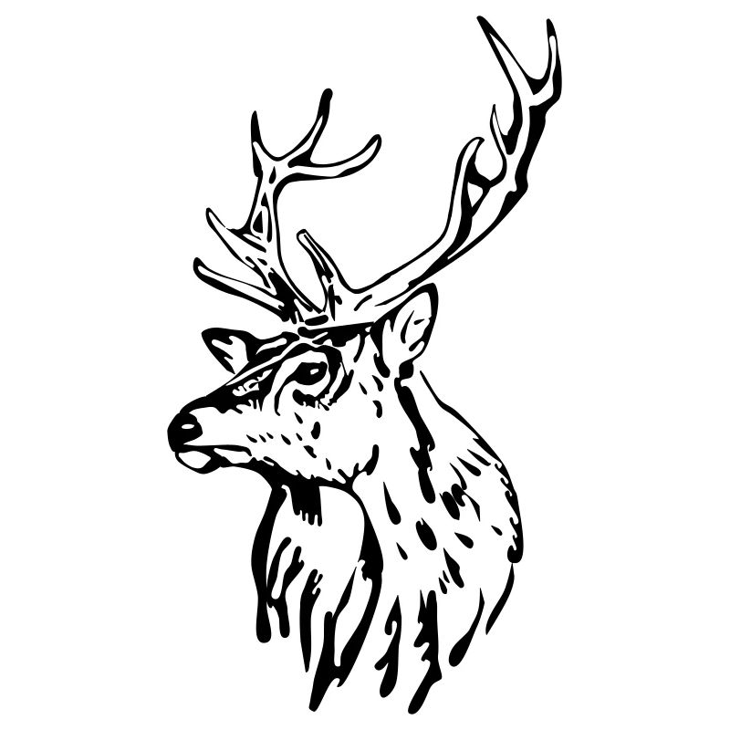 Deer Head [Black]