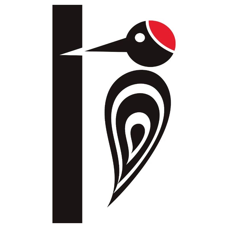 Specht am Baum - Zimmermannsvogel
