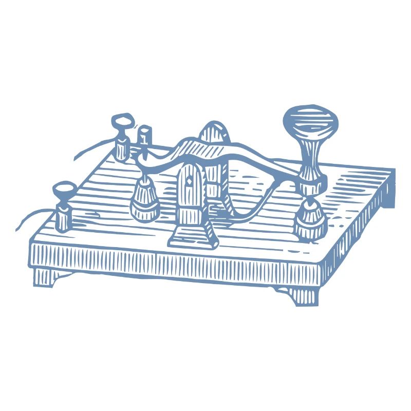 Vintage Morse Code Device, Retro Communication