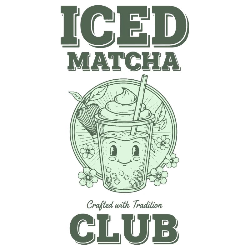 Matcha glacé fabriqué avec un matcha traditionnel