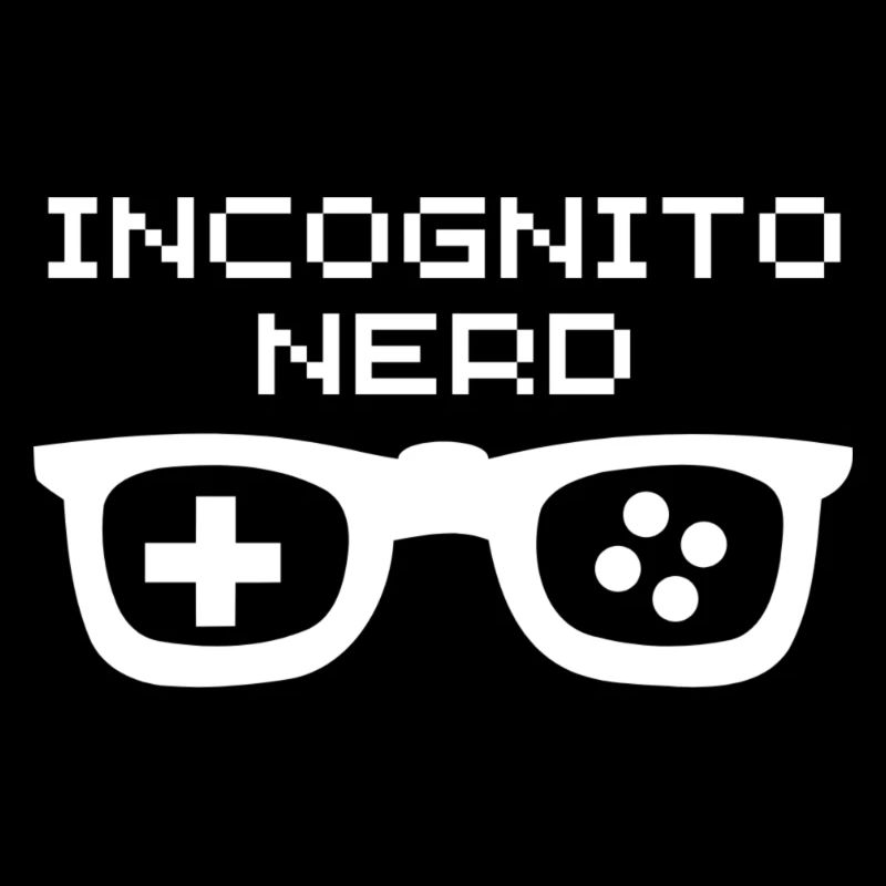 Inkognito Nerd (Weiss)