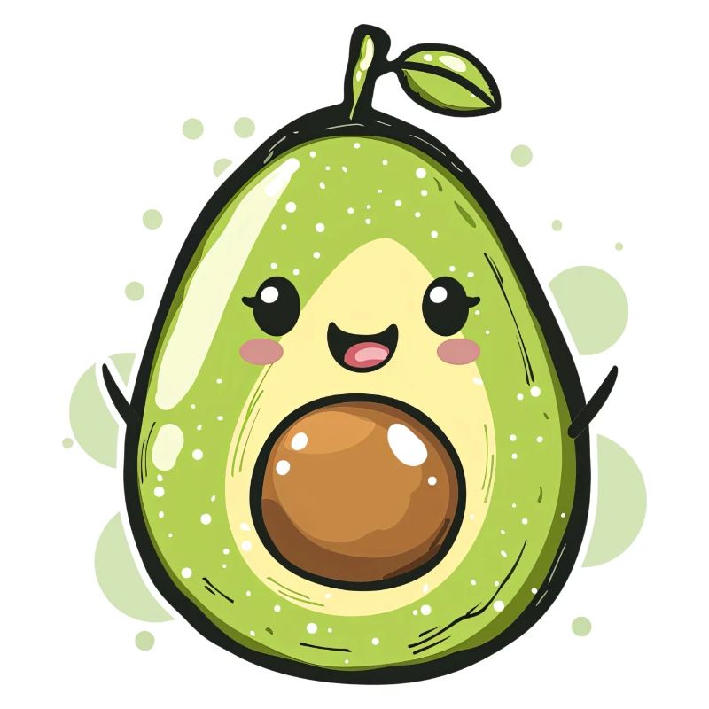 Avocado Comic Design