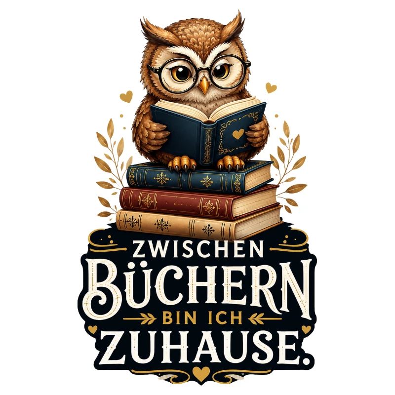 Zwischen Büchern zuhause