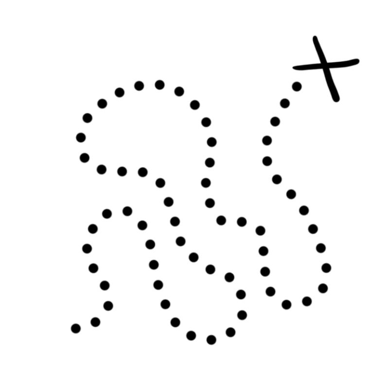 Treasure map your way