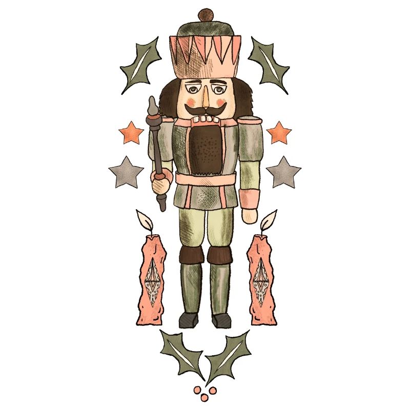 Nutcracker with décor