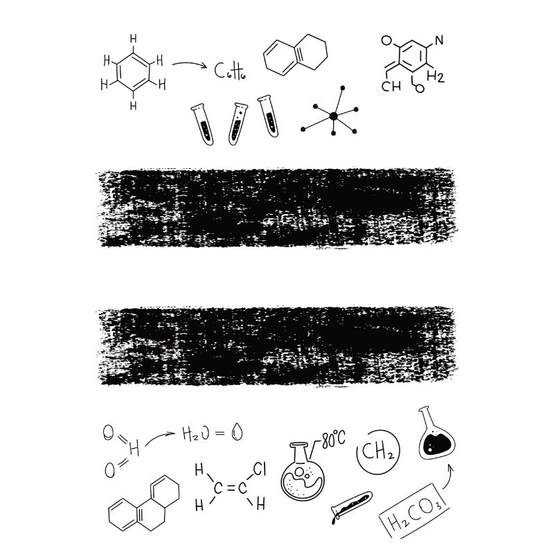 Chimie Arrière-plan Formule structurelle Bannière